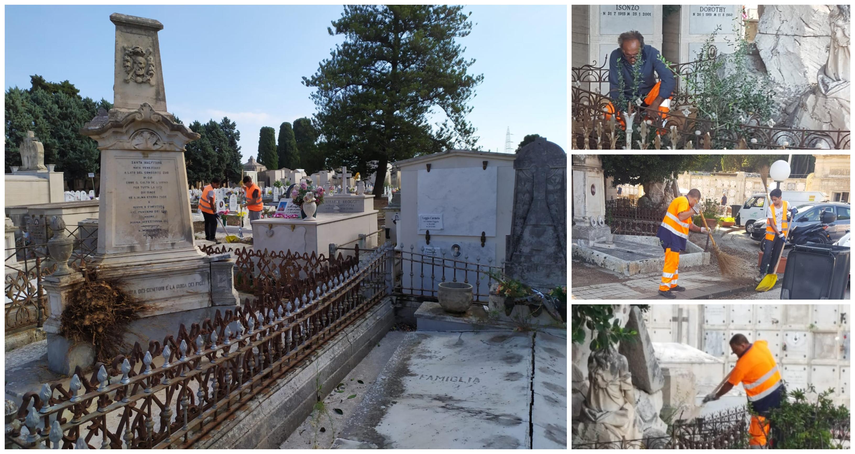 Risultati immagini per PULIZIA CIMITERO SIRACUSA