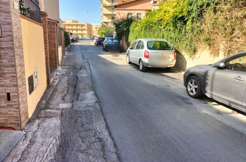  Piano strade, sospesi i lavori per riasfaltare via Laurana (zona Sacro Cuore)