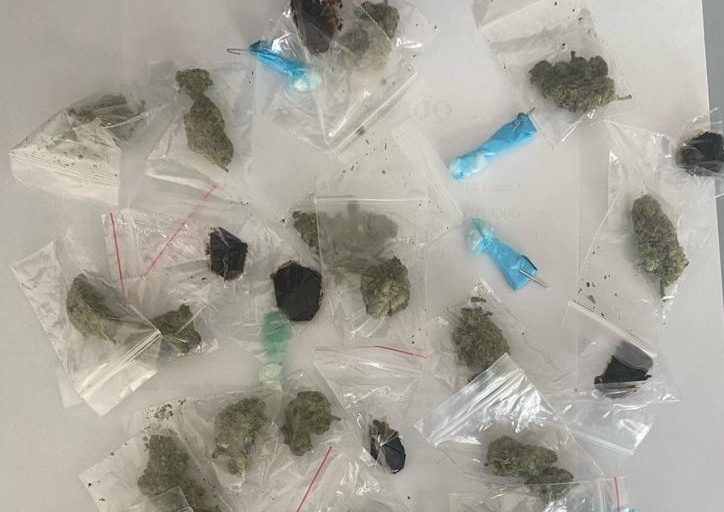  Droga in un cespuglio, sequestrate 26 dosi: cocaina, crack, marijuana e hashish