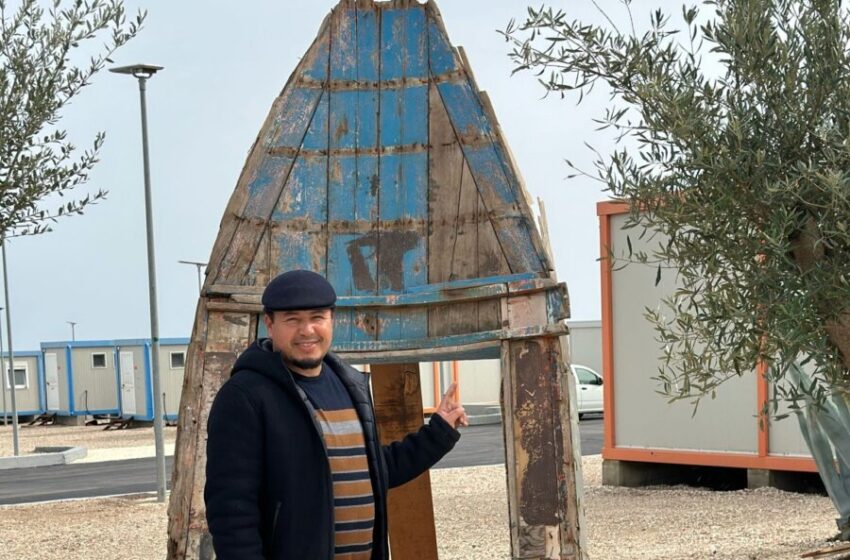  “Lo Stato dei Diritti include Tutti”, Installazione di Ramzi Harrabi  all’Ostello per migranti