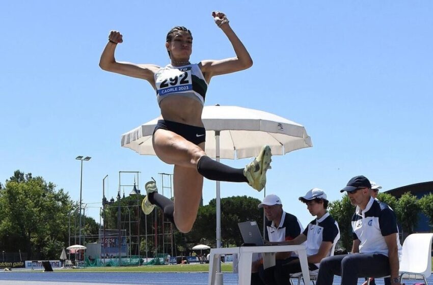  Sport, la studentessa siracusana Elisa Valenti conquista il titolo italiano nel salto in lungo