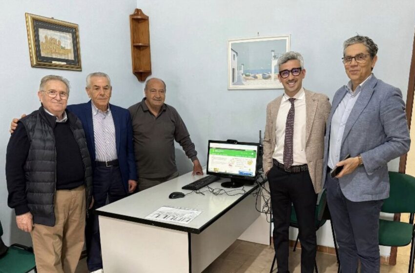  Inaugurata la prima postazione internet cittadina al centro anziani Akradina