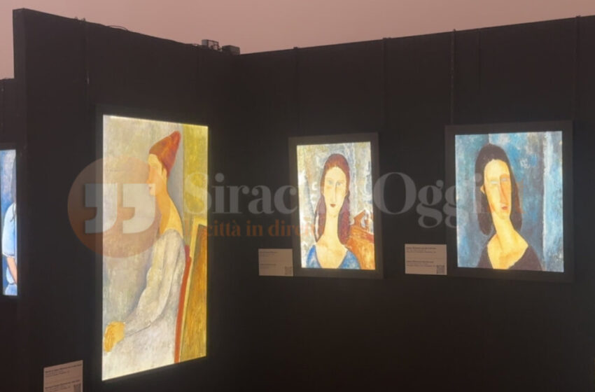  A Siracusa la mostra immersiva “Modigliani l’artista italiano – Multimedia Experience”