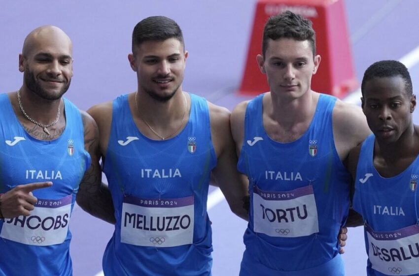  Olimpiadi di Parigi, Matteo Melluzzo in finale con la staffetta azzurra 4×100