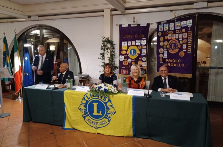  Inaugurato il nuovo anno sociale 2024/2025 dei Lions club di Lentini e Priolo Gargallo