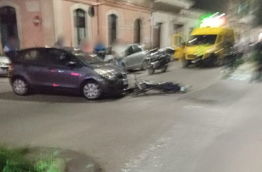  Ancora incidenti stradali, Pizzuta e Borgata: auto contro moto, sospese due patenti