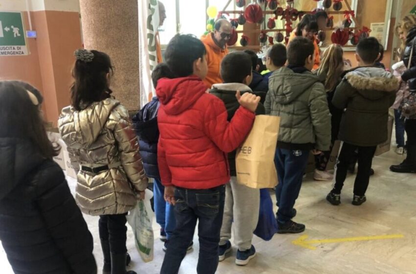  Colletta Alimentare a scuola, alla Paolo Orsi raccolti 330 kg di alimenti