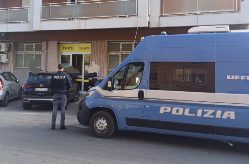  Pensioni e Tredicesime, servizi anti rapina davanti agli uffici postali con il camper della polizia