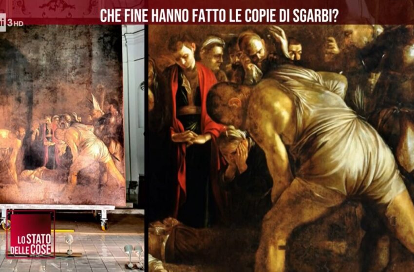  Giletti porta in tv il caso “copie digitali” dei dipinti: “dove sono le due del Caravaggio di Siracusa?”